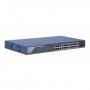 Switch Hikvision 24 puertos PoE 10/100M RJ45, 2 puertos Gigabit RJ45, 2 puertos Gigabit SFP, 370W