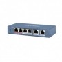 Switch POE 4 puertos 100Mbps Hikvision
