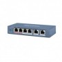 Switch POE 4 puertos 100Mbps Hikvision