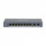 Switch POE 8 puertos 100Mbps 2P Gigabit RJ45 No gestionable Hikvision