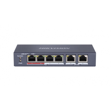 Switch POE no administrado Fast Ethernet de 4 puertos