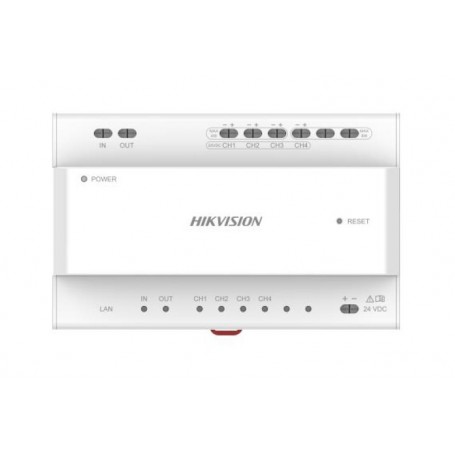 Distribuidor de vídeo/audio de dos hilos Conexión en cascada 4CH TCP/IP RJ45 Hikvision