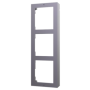 Caja de registro en superficie para 3 módulos de videoportero Aluminio Hikvision