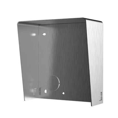 Visera Protectora de lluvia para videoportero de 1 módulo Acero inoxidable Superficie Hikvision