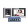 Kit Videoportero IP Estación interior + Estación puerta + Switch + SD 16GB Hikvision