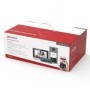 Kit de videoportero IP residencial Placa exterior Monitor switch PoE  4 puertos MicroSD 16GB