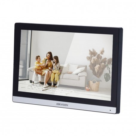 Monitor videoportero interior WiFi TFT 7" marco estrecho Audio bidireccional TCP/IP microSD superficie 8CH Alarma Hikvision