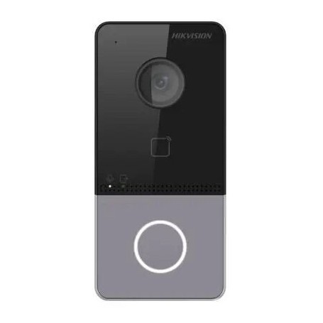 Estación de puerta Videoportero WiFi PoE Cámara 2MP IR Botón Tarjeta Mifare Audio bidireccional Superficie ‬IP65