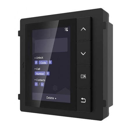 Módulo display para videoporteros IP modulares Hikvision empotrado/superficie
