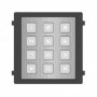 Módulo de apertura con teclado de acero inoxidable para videoportero IP modular empotrado/superficie Hikvision