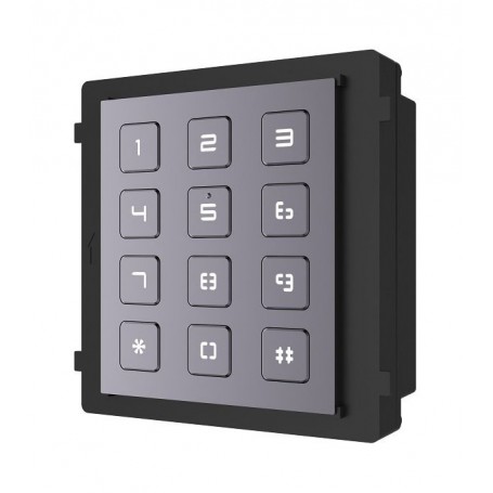 Módulo de apertura con teclado para videoportero IP modular superficie/empotrado Hikvision
