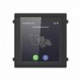 Módulo puerta videoportero pantalla táctil 4" lector tarjetas EM IP65 IK08 Hikvision