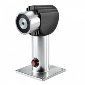 Retenedor electromagnético montaje en suelo/pared pulsador de desbloqueo soporte ajustable 175mm Aritech