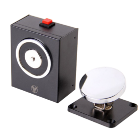 Retenedor electromagnético para puerta sencilla hasta 50 Kg