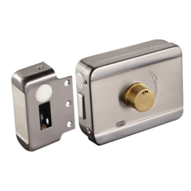Cerradura de seguridad inteligente de superficie electromecánica Fail Secure (NO). Acero inoxidable