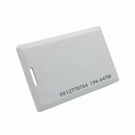 Tarjeta de proximidad  EM125khz numerada con ranura