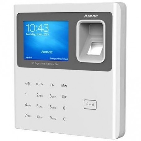 Terminal de Control de Presencia ANVIZ W1Pro  Biométrico, teclado , 125KHz