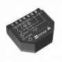 Relé WiFi Inteligente Negro Control inalámbrico de iluminación. Medición consumo eléctrico. Gestión de dos circuitos eléctricos