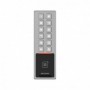 Terminal de control de accesos tarjeta M1 huella digital PIN y bluetooth IP65 IK08 Diseño Slim Hikvision
