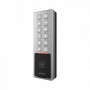 Terminal de control de accesos tarjeta M1 huella digital PIN y bluetooth IP65 IK08 Diseño Slim Hikvision