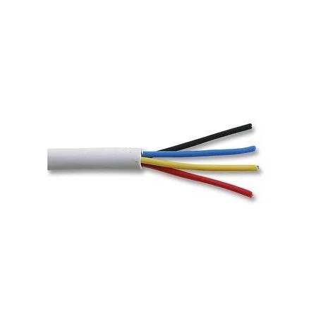 Bobina 100 m de Cable de Alarma de 4 hilos