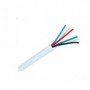 Bobina 100 m de Cable de Alarma de 8 hilos ( 6 x 0, 22 + 2 x 0,75 )