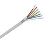 Rollo 100m de cable flexible 4+2 hilos apantallado libre halógenos (AL/M 4x0,22+2x0,75 HF)