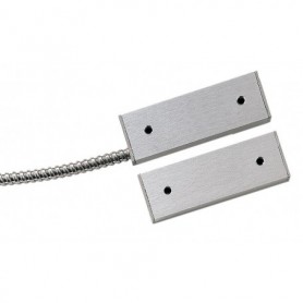 Contacto Magnético metálico para montaje en puertas y en suelo cableado Aritech 75mm 2m G2