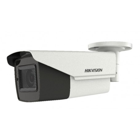 Cámara bullet 4en1 varifocal motorizada 5MP alto rendimiento con poca luz 2.7-13.5mm IP67 WDR130 IR80 Hikvision