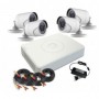 KIT Grabador DVR 5en1 4CH + 4x Minibullet 4en1 1MP Hikvision