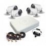 KIT Grabador DVR 5en1 4CH + 4x Minibullet 4en1 1MP Hikvision
