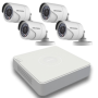 KIT Grabador DVR 5en1 4CH + 4x Minibullet 4en1 1MP Hikvision