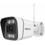 Foscam V5P Cámara IP - WiFi Dual 2.4/5Ghz - 5 Mpx, Exterior con focos y Sirena, Audio bidireccional, Blanca