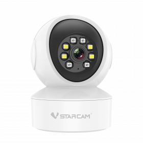 VSTARCAM Cámara IP CS49Q , 4MP  interior Wifi ,visión nocturna en color, visión 350°, detección de IA, alarma, bidireccional