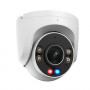 Foscam W5EP Cámara IP - PoE  QHD 3K/5 MP, Exterior con iluminación de alarma ROJA y AZUL, Audio bidireccional, Blanca