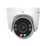 Foscam W5EP Cámara IP - PoE  QHD 3K/5 MP, Exterior con iluminación de alarma ROJA y AZUL, Audio bidireccional, Blanca