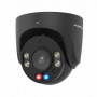 Foscam W5EP Cámara IP - PoE  QHD 3K/5 MP, Exterior con iluminación de alarma ROJA y AZUL, Audio bidireccional, Negra