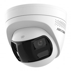 Cámara Turret IP doble lente 6MP Smart Hybrid Light gran angular 180º DS-2CD1363G2P-LIUF/SL(2.8mm)